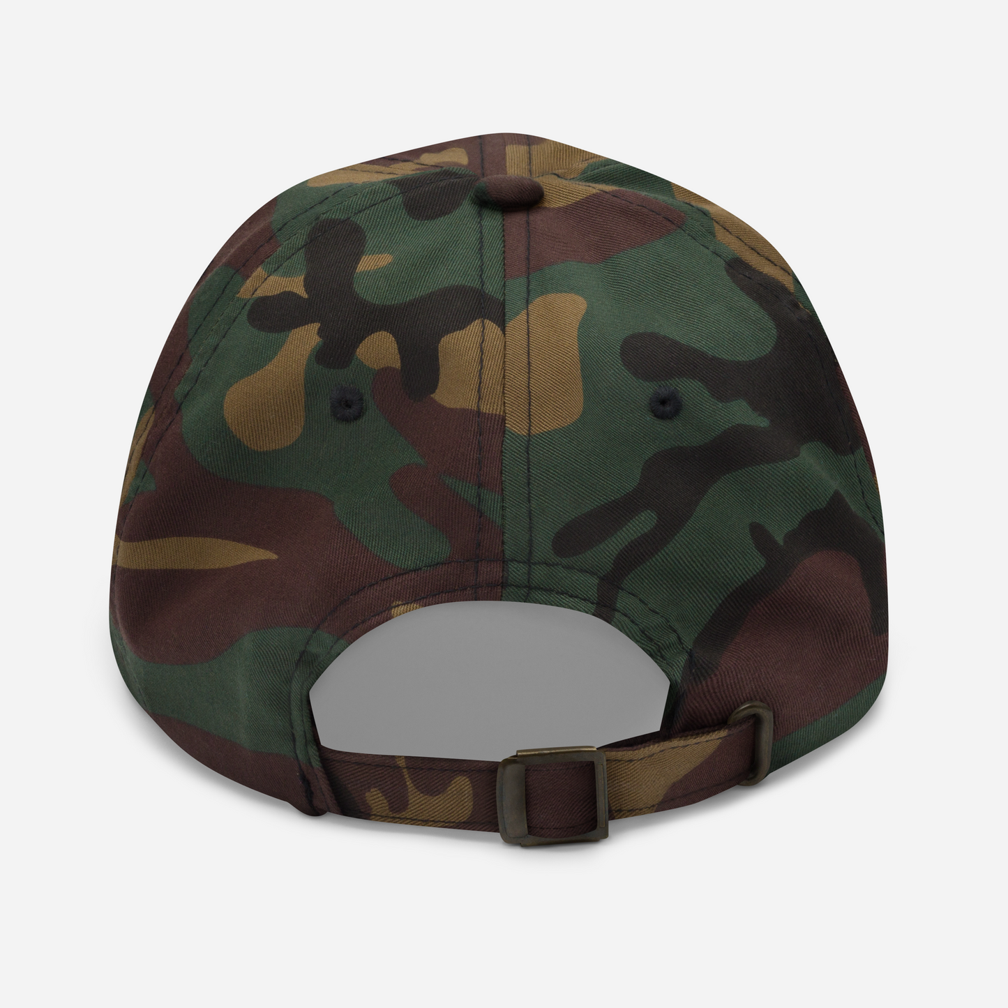 DEATH HIKE’S ORANGE LOGO CAMO DAD HAT